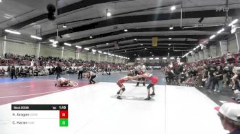 137 lbs Semifinal - Randy Aragon, Crowley County vs Cruz Haran, Purebred Elite