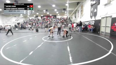 113 lbs Cons. Round 1 - Aaron Sandoval Mendoza, Anaheim vs Jacob Lujan, Rosemead