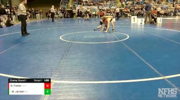 152 lbs Champ. Round 1 - Weston Jensen, Breckenridge/Wahpeton vs Braxtyn Fisher, Bismarck Century