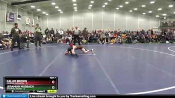 90 lbs Round 4 (6 Team) - Calum Brown, Missouri Avengers vs Jeramiah Musbach, Wyoming Brown