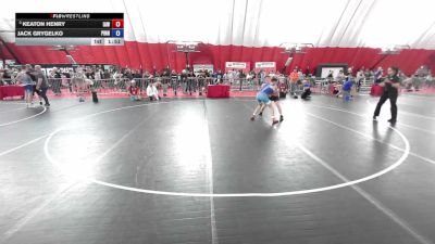 138 lbs 5th Place Match - Keaton Henry, Immortal Athletic WC vs Jack Grygelko, Pinnacle