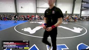 165 lbs Champ. Round 1 - Michael Smith, All-Phase Wrestling Club vs Evan Sturdivant, Askeo International Mat Club