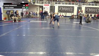 139 lbs R-32 - Georgie Mamakos, Linsly School-WV vs Dale Corbin, Wyoming Seminary