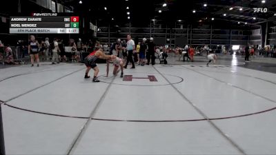 136 lbs 5th Place Match - Andrew Zarate, Dominate Wrestling Club vs Noel Mendez, SBTC