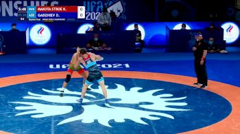 70 kg Quarterfinal - Kevin Makota Stroem, Swe vs Dzhabrail Gadzhiev, Aze