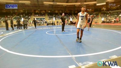 100 lbs 2nd Place - Beckett Newman, Enid Youth Wrestling Club vs Kayden Walker, Tulsa Blue T Panthers