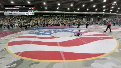 70 lbs Champ. Round 1 - Rhogan Robbins, Winner Youth Wrestling vs Grahame Zempel, Eastside United