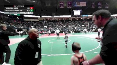 60 lbs Quarterfinal - Wyatt Chamberlain, MLW2 vs Brexton Merz, LCW3