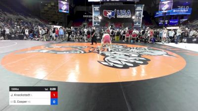 138 lbs Cons 32 #2 - Joseph Knackstedt, IL vs Dillon Cooper, KS