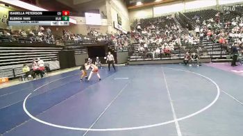 6A 145 lbs Cons. Semi - Isabella Peterson, Cedar Valley vs Elenoa Vaki, Westlake