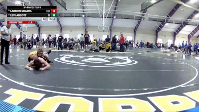 174 lbs Champ. Round 2 - Landon Delara, Seton Hill vs Levi Abbott, West Liberty