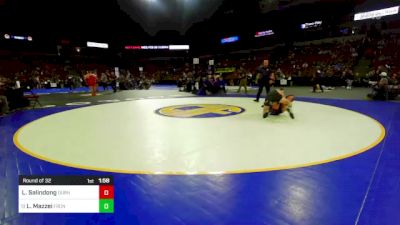 106 lbs Round Of 32 - Landon Salindong, Durham vs Levi Mazzei, Frontier