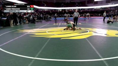 157 lbs Cons. Round 5 - James Ferguson, Eagle vs Loren Allen, Borah