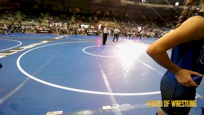 110 lbs Consi Of 16 #2 - Olive Jones, Topeka Blue Thunder vs Kailee Miller, Seymour Youth Wrestling Club