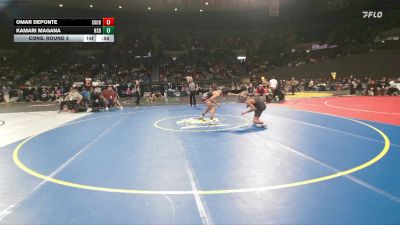 6A Boys 120 lbs Cons. Round 3 - Omar Deponte, Southridge Boys vs Kamari Magana, North Salem Boys