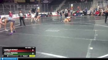 117 lbs 7th Place Match - Aiyana Perkins, Team Oklahoma vs Camille Schult, Team Iowa