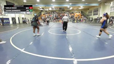 170 lbs 7th Place Match - Liliana Sarmiento, Jordan vs Jimilah Berry, Montclair