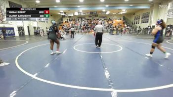 170 lbs 7th Place Match - Liliana Sarmiento, Jordan vs Jimilah Berry, Montclair