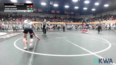 100 lbs Rr Rnd 3 - Raylon Banks, Lone Grove Takedown Club vs Jacen Calhoun, Lions Wrestling Academy