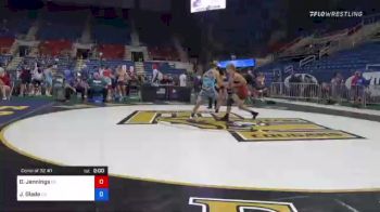 132 lbs Consi Of 32 #1 - Dailey Jennings, Oklahoma vs Jake Glade, Colorado