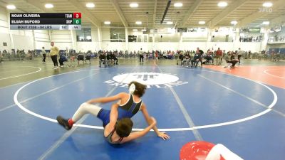 94 lbs Consi Of 16 #2 - Noah Oliveira, Team Tugman vs Elijah Buford, Shipbuilders WC