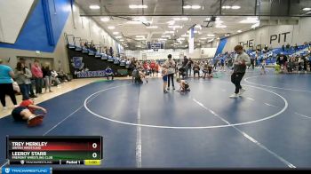 49-53 lbs Round 1 - Trey Merkley, Uintah Wrestling vs LeeRoy Starr, Fremont Wrestling Club