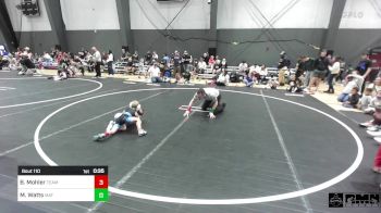 40 lbs Rr Rnd 2 - Bennett Mohler, Team Aggression vs Memphis Watts, Mat Demon WC