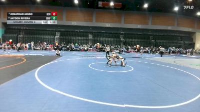 113 lbs Champ. Round 3 - Jayden Rivera, El Dorado vs Jonathan Jasso, Redwood -Visalia
