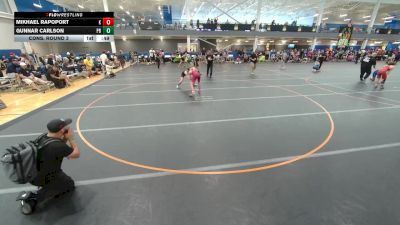 130 lbs Cons. Round 3 - Gunnar Carlson, Unattached vs Mikhael Rapoport, Unattached