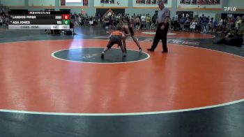 100 lbs Cons. Semi - Asa Jones, Wrath vs Landon Piper, Big Game Wrestling Club