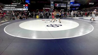 150 lbs Champ. Rd Of 32 - Conlan Carlson, MN vs Tristan North, WI