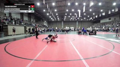 126B Quarterfinal - Jacob Schatzman, Hillsboro vs Caleb Rocole, Millard South