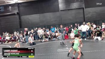 53 lbs Quarterfinal - Landry Gaddist, Summerville Takedown Club vs Denver Rowland, Team Tiger