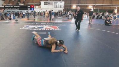 102 kg Rr Rnd 2 - Samantha Massey, Journeymen vs Natalie Andrade, Estebuilt Wrestling Club