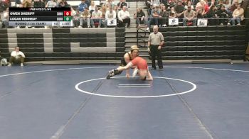 150 lbs Round 1 (16 Team) - Owen Sheriff, Sonoraville vs Logan Kennedy, Cook