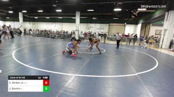 160 lbs Consi Of 64 #2 - Ethan Birden Jr., OH vs Joshua Boykin, FL