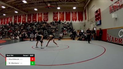 106 lbs Cons. Semi - Michael Montano, Pueblo South vs Isack Doumbouya, Legend