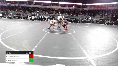 174 lbs Consolation - Tre'vyon Chatman, North County Wresling Club vs Evangelo Mercado, Florida National Team