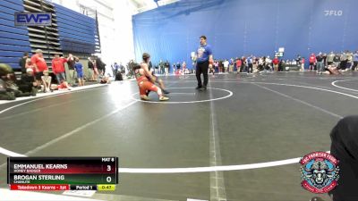 130 lbs Round 3 - Brogan Sterling, Chanute vs Emmanuel Kearns, Honey Badger