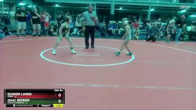 56 lbs Semis (4 Team) - Isaac Berrier, Dueling Bandits vs Gunner Landis, TNWC