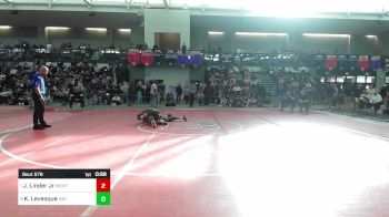 144 lbs 3rd Place - James Linder Jr, Montville vs Kyle Levesque, Xavier