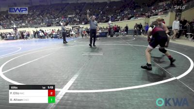 83 lbs Round Of 16 - Payton Ellis, Rwc vs Brantley Allison, Checotah Matcats