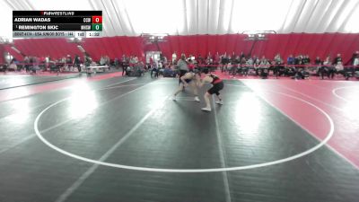 USA Junior Boys - 144 lbs Semis - Remington Skic, Merrill High School Wrestling vs Adrian Wadas, Cory Clark Wrestling