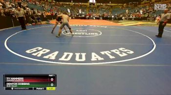 6A-175 lbs Semifinal - Ty Hammers, Gardner Edgerton vs Denton Dobbins, Blue Valley