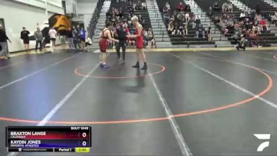 16U-2 lbs Round 2 - Kaydin Jones, Immortal Athletics vs Braxton Lange, Caledonia