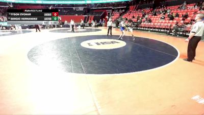 3A 132 lbs Cons. Round 1 - Sergio Hernandez, Roselle (Lake Park) vs Tyson Zvonar, Frankfort (Lincoln-Way East)