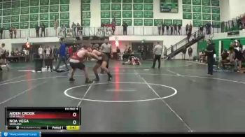 220 lbs Cons. Round 3 - Aiden Crook, Star Valley vs Noa Vega, Worland