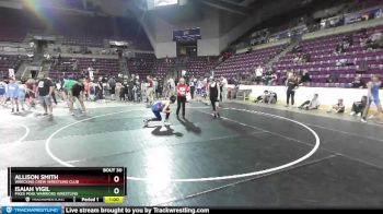 138-146 lbs Round 1 - Allison Smith, Wrecking Crew Wrestling Club vs Isaiah Vigil, Pikes Peak Warriors Wrestling