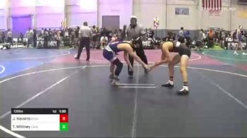 132 lbs Quarterfinal - Joey Navarro, Brawley Wildcats vs Ty Whitney, Ford Dynasty WC