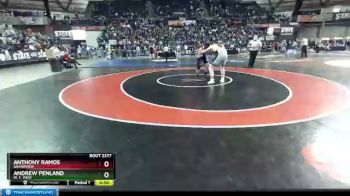 2A 220 lbs 7th Place Match - Andrew Penland, W. F. West vs Anthony Ramos, Grandview